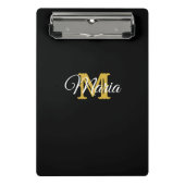 Personalisierter Name Mini Klemmbrett (Vorderseite)