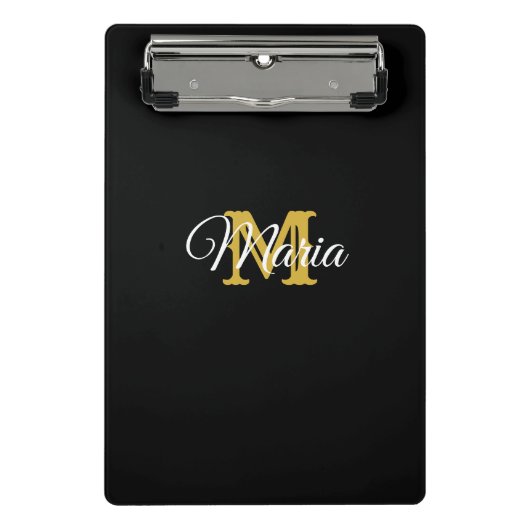 Personalisierter Name Mini Klemmbrett (Vorderseite)