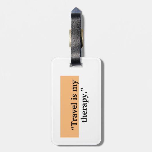 Personalisierter Name Minimal Electric Guitar Gift Gepäckanhänger (Rückseite vertikal)