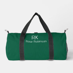Personalisierter Name Minimal Klassisch Elegant Gr Duffle Bag