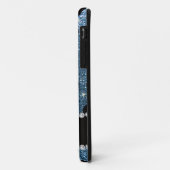 Personalisierter Name misty blue Glitzer vampire Case-Mate iPhone Hülle (Hinten/Links)