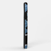 Personalisierter Name misty blue Glitzer vampire Case-Mate iPhone Hülle (Hinten/Rechts)