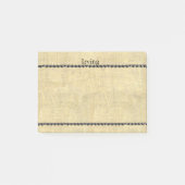 Personalisierter Name mit altem Zug-Bahnblick Post-it Klebezettel (Vorderseite)