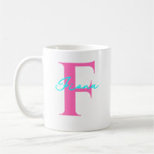 Personalisierter Name mit Anfangsgeschenk für ihn