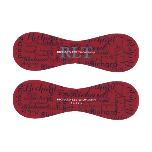 personalisierter Name mit Initialen Monogramm Baseball (Paneele)