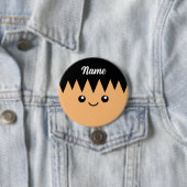 Personalisierter Name mit lustiger Cartoon-Oberflä Button (Beispiel)