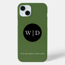 Personalisierter Name mit Monogramm Case-Mate iPhone Hülle