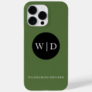 Personalisierter Name mit Monogramm Case-Mate iPhone 14 Pro Max Hülle