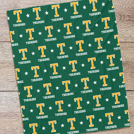 Personalisierter Name Mit Monogramm Star Gold Gree Fleecedecke