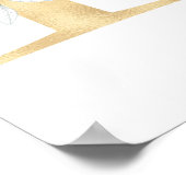 Personalisierter Name mit Pony in K-Initiale Poster (Ecke)