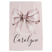 Personalisierter Name Mittlere Geschenktüte (Rückseite)