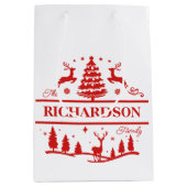 Personalisierter Name Mittlere Geschenktüte (Vorderseite)