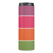 Personalisierter Name modern einfach und modern Thermosbecher (Rückseite)