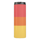 Personalisierter Name modern einfach und modern Thermosbecher (Rückseite)
