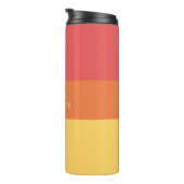 Personalisierter Name modern einfach und modern Thermosbecher (Nach rechts gedreht)