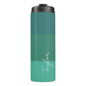 Personalisierter Name modern einfach und modern Thermosbecher (Vorderseite)