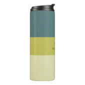 Personalisierter Name modern einfach und modern Thermosbecher (Nach links gedreht)