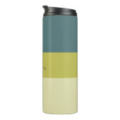 Personalisierter Name modern einfach und modern Thermosbecher (Nach rechts gedreht)