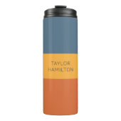 Personalisierter Name modern einfach und modern Thermosbecher (Vorderseite)
