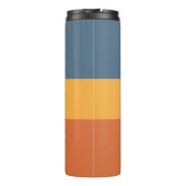 Personalisierter Name modern einfach und modern Thermosbecher (Rückseite)