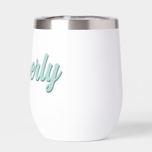 Personalisierter Name modern und elegant (Rückseite)