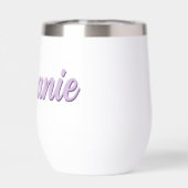 Personalisierter Name modern und elegant (Rückseite)