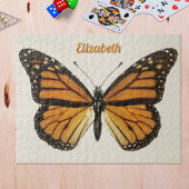 Personalisierter Name Monarch Butterfly Art 250 St Puzzle
