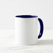 Personalisierter Name Monogram Tasse (VorderseiteRechts)