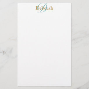personalisierter Name ~ Monogramm-Idee Briefpapier
