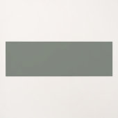 Personalisierter Name Morris Foliage Muster Yoga M Yogamatte (Rückseite (Horizontal))