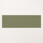 Personalisierter Name Morris Foliage Muster Yoga M Yogamatte (Rückseite (Horizontal))