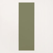 Personalisierter Name Morris Foliage Muster Yoga M Yogamatte (Rückseite)