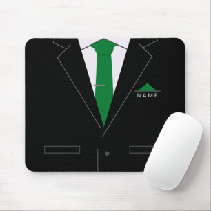 Personalisierter Name Mouse Pad Business Black Anz Mousepad