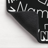 Personalisierter Name Mousepad (Ecke)