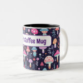 Personalisierter Name Mushroom Geschenk Tasse (VorderseiteRechts)