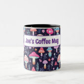 Personalisierter Name Mushroom Geschenk Tasse (Mittel)