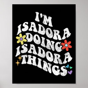 Personalisierter Name Mütter Tag Outfit für Frauen Poster