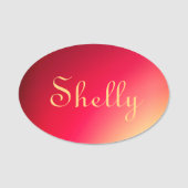 Personalisierter Name Namensschild (Vorderseite)