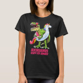 Personalisierter Name NamoSaurus Cool T-Rex T-Shirt (Vorderseite)