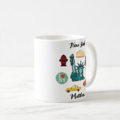 Personalisierter Name New York Cheesecake Pigeon N Kaffeetasse (VorderseiteRechts)