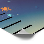 Personalisierter Name Niedlich Baby Boy Growth Cha Poster (Ecke)