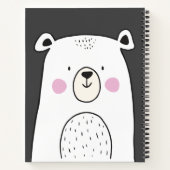 Personalisierter Name Niedlich Bären Whimsikids Notizblock (Rückseite)