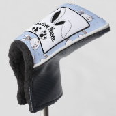 Personalisierter Name Niedlich Bunny OsterOstern Golf Headcover (3/4 Vorderseite)
