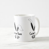 Personalisierter Name Niedlich Bunny OsterOstern Kaffeetasse (VorderseiteRechts)
