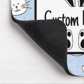Personalisierter Name Niedlich Bunny OsterOstern Mousepad (Ecke)