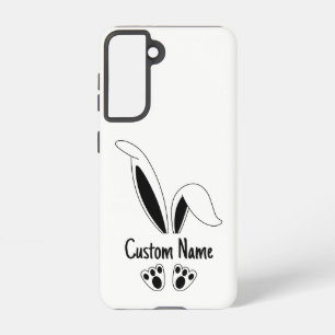 Personalisierter Name Niedlich Bunny OsterOstern Samsung Galaxy Hülle