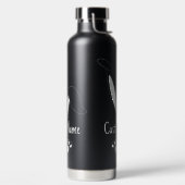 Personalisierter Name Niedlich Bunny OsterOstern Trinkflasche (links)