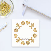 Personalisierter Name Niedlich Cookie Gingerbrot M Post-it Klebezettel