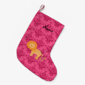 Personalisierter Name niedlich Kleiner Weihnachtsstrumpf (Vorderansicht (hängend))