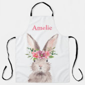 Personalisierter Name Niedlich Ostern Schürze (Vorderseite)